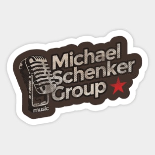 Michael Schenker Group Vintage Sticker